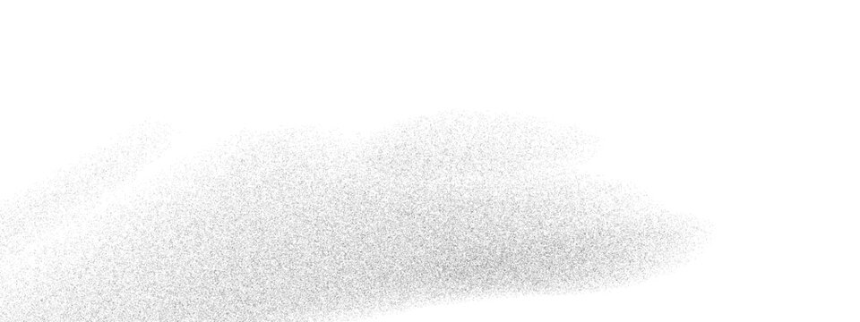 Vector illustration of noise stipple sand halftone texture, digital grain glitch art. Abstract White Paper Texture with Metallic Steel Brushed Silver Circles Pattern on Gray Aluminum Surface Backgroun