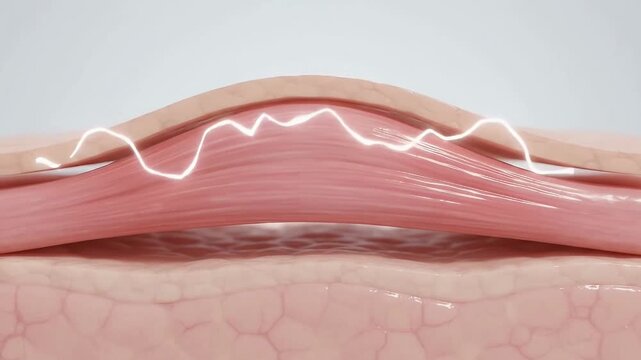 Muscular Contraction Upward Lift and Facial Muscle Contouring