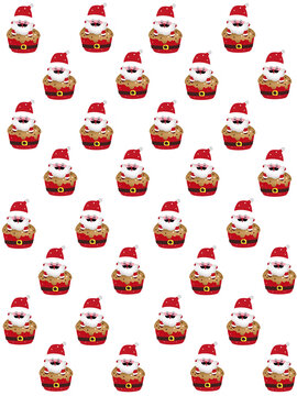 santa claus seamless pattern