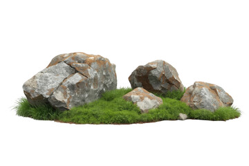 Obraz premium Rock and moss landscape arrangement