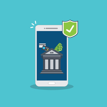 Mobile Banking and Digital Finance Smartphone Concept