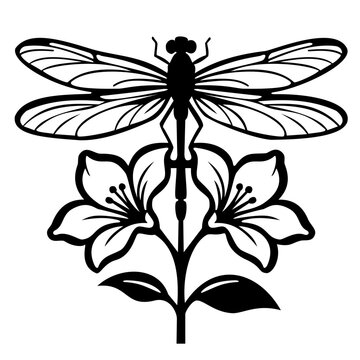 dragonfly vector illustration