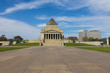 Shrine of Remembrance and Ceremonial Forecourt in Melbourne Australia © Christine