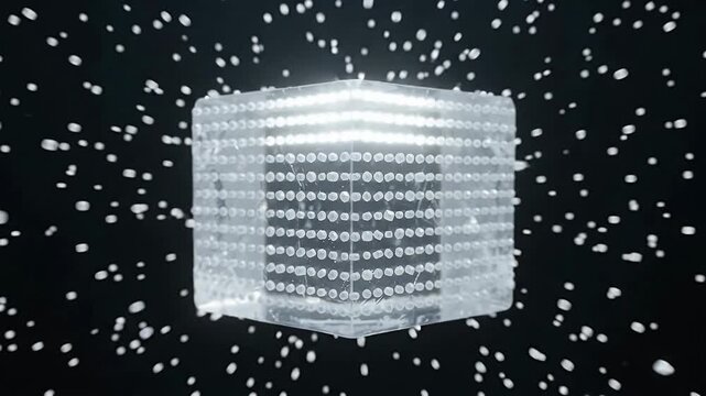 Halite Lattice Accretion Lock and Sea Salt Crystal Growth