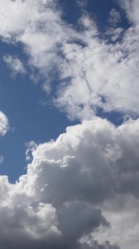 Time-Lapse of Blue Sky and Clouds Over Helsinki, Finland