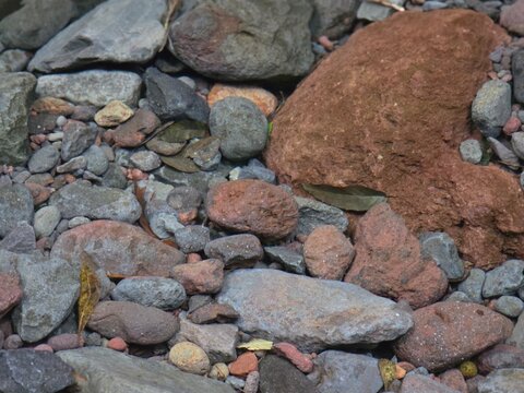 stones on the dry river