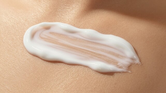 Sunscreen Fluid Texture On Skin