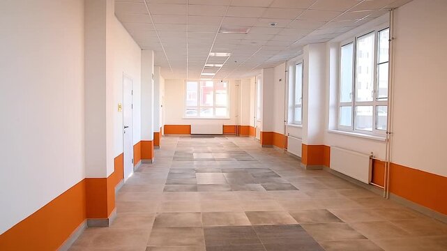 Large empty hallway
