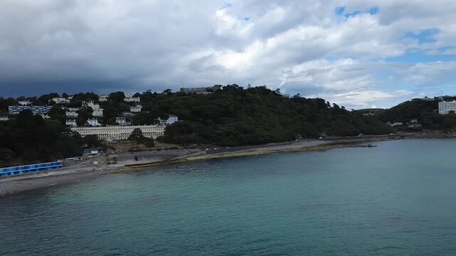Green Clifftops Above Devon Sea