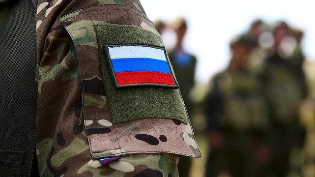 A Russian soldier modern military gear