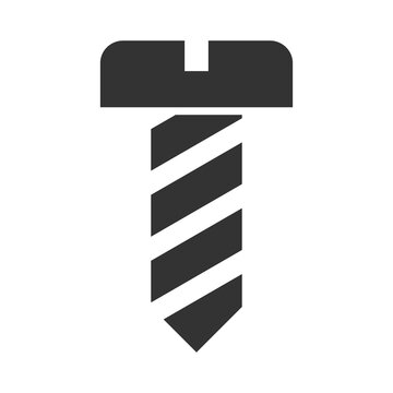 Screw bolt icon isolated on transparent background
