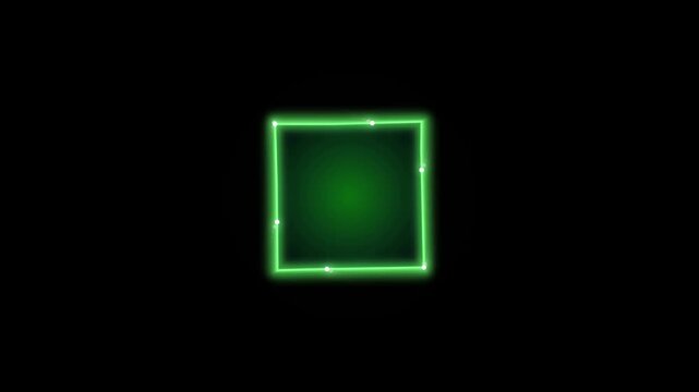 Glowing yellow triangle shape with bright outline against dark setting
