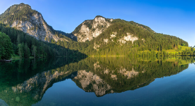 Blick &uuml;ber den Gleinkersee bei Ro&szlig;leithen, &Ouml;sterreich