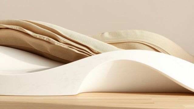 Open book, pages curved gently. Warm tones, soft light, wooden surface. Minimalist aesthetic, inviting texture, quiet moment.