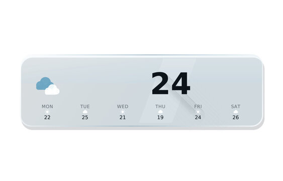Glass Weather Day Ksj Vector Illustration
