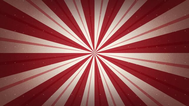 Retro circus sunburst rotating seamless loop motion background