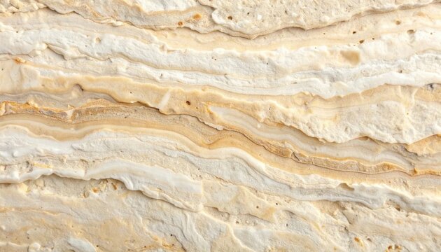 Warm neutral beige limestone texture background featuring natural wavy sandstone marble surface pattern for minimalist interior design modern wall cladding and floor tiles