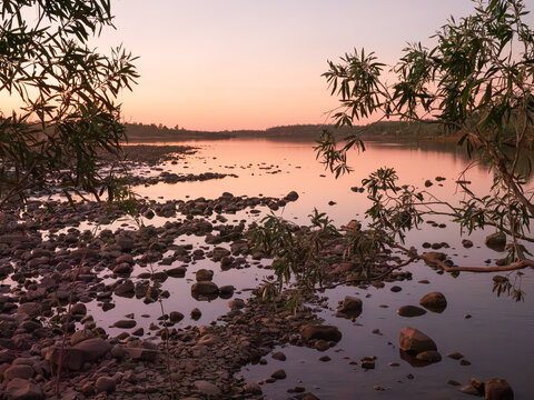 Sunset on the Pentecost River, East Kimberley