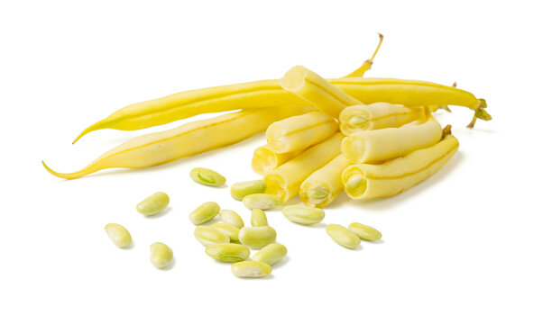 Yellow French Beans, Raw String Beans Pile, Fresh Wax Bean Pods
