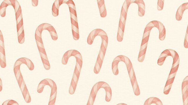 Candy cane festive pattern