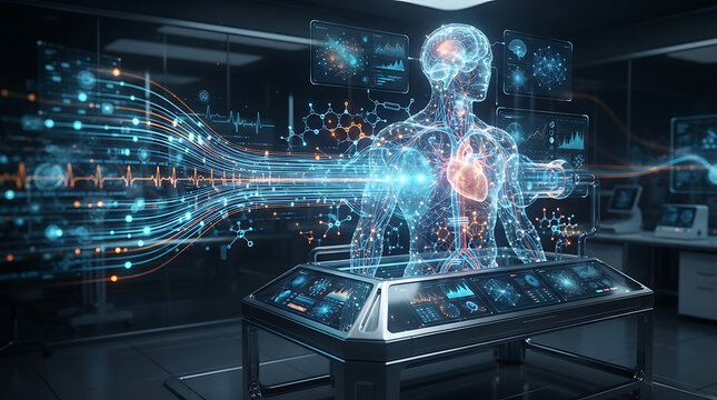 Advanced Digital Human Anatomy Projection for Medical Research and Technological Healthcare Analysis