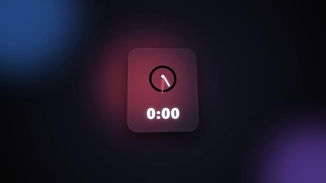 Digital Clock Displaying Time with Timer Functionality.