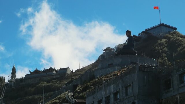 Vietnam Sapa Fansipan mountain buddha