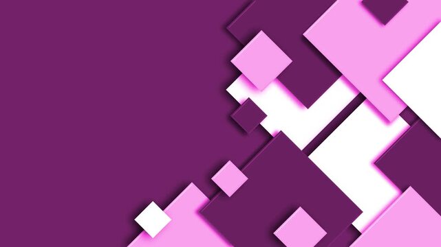 Abstract minimalist geometric layered background animation
