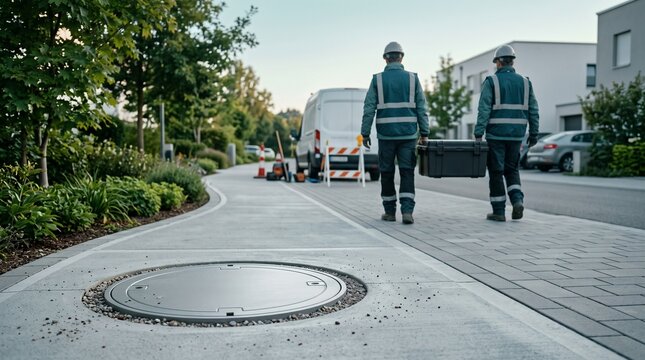 Cooling maintenance crew leaves a restored access point