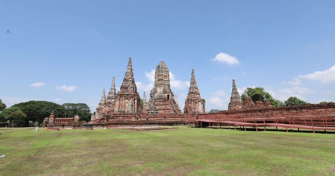 Wat Chai Watthanaram is a magnificent restored temple ruin located off Ayutthaya's city island in the western area in Ban Pom Sub-district. Ayutthaya Thailand
