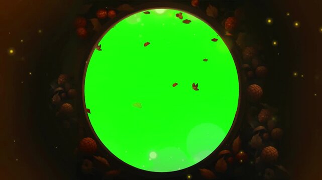 water drops on green background