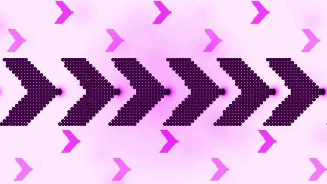 Abstract chevron arrows moving to the right background digital technology style with space for text animation
