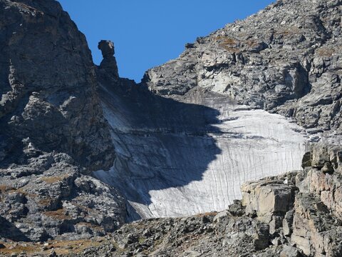 Dicker&rsquo;s Peck and Navajo Snowfield in Indian Peaks Wilderness, Colorado