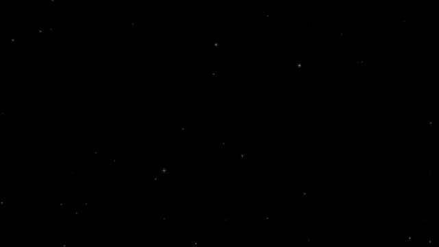 Golden explosion particle light burst radiates sparkling dust glowing streaks, glowing radial sparkle rays, luxury magic particles, animated sparkle glitter star on black screen background. 4k video