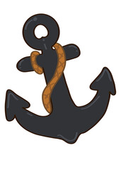 Ship's anchor © Thananya