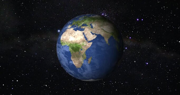 Belize View from Space. Beautiful View of the Globe from Orbit Satellite.