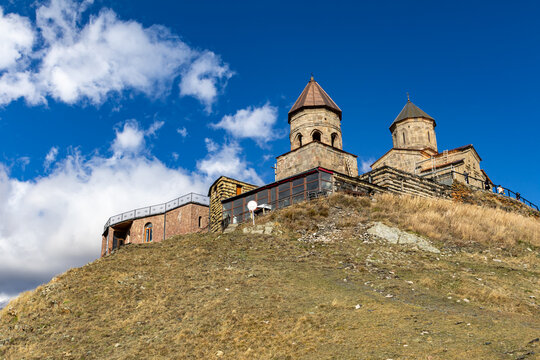 Gergeti Trinity Church near Stepantsminda Georgia