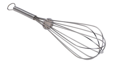 Fototapeta premium whisk, wire whisk, kitchen whisk, stainless steel whisk, egg beater, whisk PNG, kitchen whisk PNG, PNG