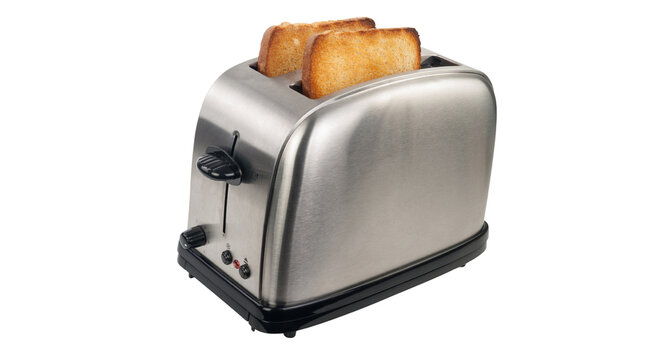 toaster, bread toaster, chrome toaster, stainless steel toaster, toaster PNG, bread toaster PNG, PNG