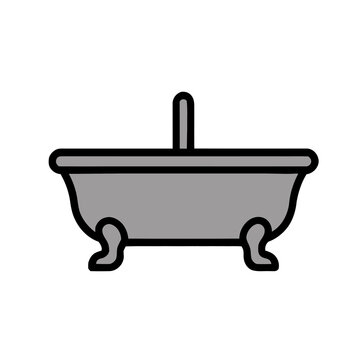 Stylized bathtub icon
