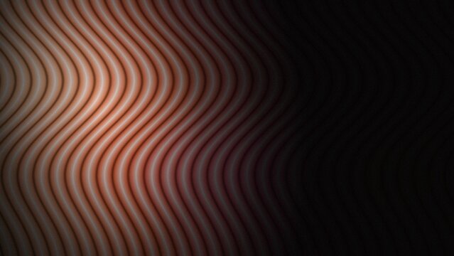 Wavy lines create a gradient pattern with dark and light tones