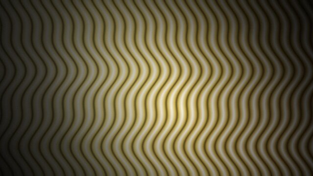 Golden wavy lines create a textured abstract background pattern