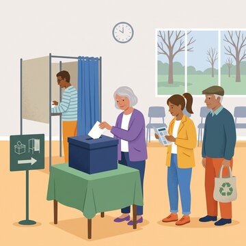 general election clip art vector