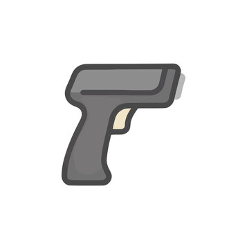 Handheld barcode scanner icon