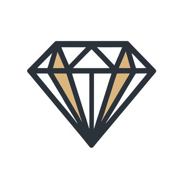 Stylized diamond icon
