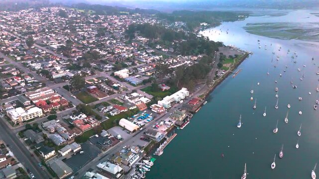 Aerial footage of Morro Bay. Morro Bay is a seaside city in San Luis Obispo County, California, United States. 