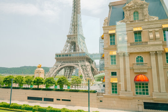 Eiffel Tower replica at The Parisian Macao resort and casino in Cotai, Macau, China - 4 September 2026.