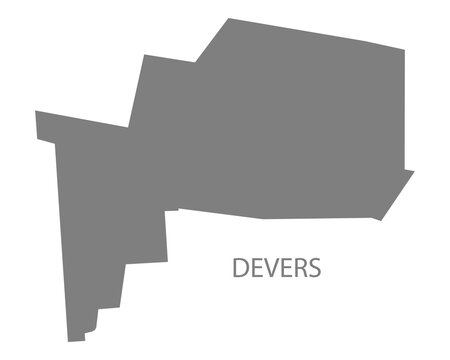 Devers City Map, Texas, USA