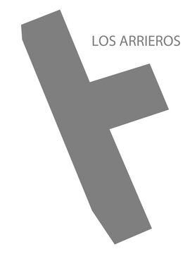Los Arrieros City Map, Texas, USA