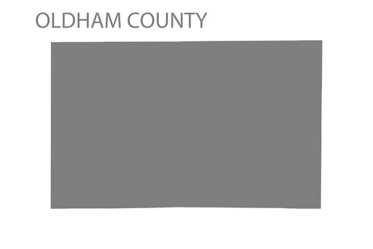 Oldham County Map, Texas, USA